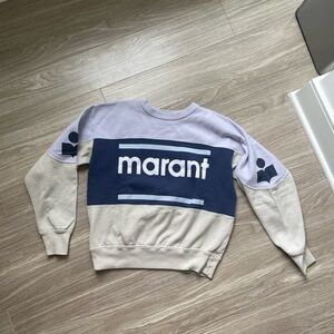 Isabel Marant Blue and Cream Sweater